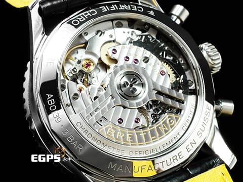 BREITLING 百年靈 Navitimer B01 Chronograph 41 航空計時 AB0139 AB0139241C2P1 不鏽鋼材質 計時碼表 最新款 冰藍色熊貓面盤 2025年保單 經典環形飛行滑尺 百年靈自製01機芯 自動上鍊 41mm