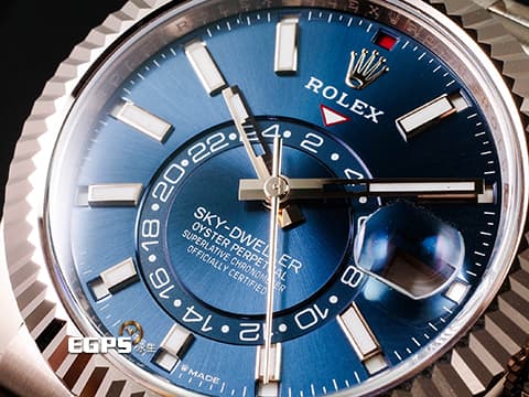 ROLEX 勞力士 Sky-Dweller 336935 天行者 玫瑰K金材質外圈 年曆錶  最新款 藍綠色面天行者336935 Cal.9002機芯 紀念型（Jubilee）錶帶 2024年單 保有部分原廠膠膜 自動上鍊 42mm