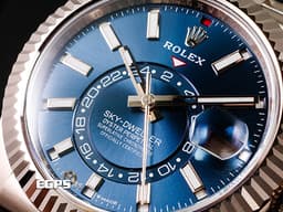 ROLEX 勞力士 Sky-Dweller 336935 天行者 玫瑰K金材質外圈 年曆錶 <font color=#ff0000> <font color=#46afc8>最新款 藍綠色面天行者336935 Cal.9002機芯</font> 紀念型（Jubilee）錶帶 2024年單 保有部分原廠膠膜</font> 自動上鍊 42mm