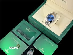 ROLEX 勞力士 Datejust 41 蠔式日誌型 126334 <font color="#0066FF">天藍色面盤 經典羅馬數字時標</font> DJ41 經典三角坑紋錶圈 <font color="#FF0000">2021年保卡 蠔式（Oyster）三節錶帶</font> 自動上鍊 41mm