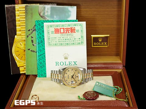 ROLEX 勞力士 Oyster Day-Date 36 蠔式 星期日曆型 18239BIC 原廠鑽石時標 金色紀念浮雕面盤 18239 BIC 罕見三色金錶帶 18K白金 18K黃金 玫瑰金 DD36 台灣公司貨 盒單齊全 自動上鍊 36mm