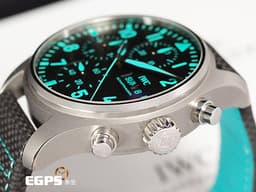 IWC 萬國 Pilot`s Chronograph 41 飛行員 Mercedes-AMG PETRONAS F1 馬石油 IW388108 <font color="#05f0f0">馬石油綠特別版 </font>計時碼錶 星期日期&nbsp;鈦金屬&nbsp;<font color="#ff0000">2024年保卡 台灣公司貨 最新EasX-CHANGE錶帶更換系統</font> 飛行錶 自動上鍊 41mm