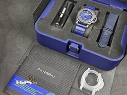 PANERAI 沛納海 Submersible Blu Abisso PAM1232 <font color=#4169e1>藍色面盤</font> 三日鍊 <font color=#9c9893>Carbotech碳纖維複合物材質錶殼</font> PAM01232 潛水錶 <font color=#FF0000>2023年保單</font> 自動上鍊 44mm