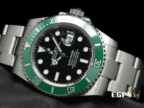 ROLEX 勞力士 Submariner 潛航者 126610LV 綠水鬼 黑面綠鬼 MK1 已絕版深綠色錶圈 126610 LV 不鏽鋼 ~星巴克～ 2023年新式綠卡  潛水錶 自動上鍊 41mm