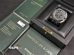 Audemars Piguet 愛彼 AP錶 Royal Oak Offshore 皇家橡樹 離岸型 26400AU.OO.A002CA.01 計時碼表 26400 AU <font color="#FF0000">ROO 絕版稀有鍛造炭材質</font>&nbsp;<font color="#ff0000">已回原廠換機芯完整保養 保固至2028年</font>&nbsp;自動上鍊 44mm