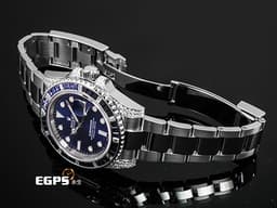 ROLEX 勞力士 SUBMARINER 116659SABR 116659 18K白金材質 <font color=#47bdda>原廠藍寶石鑽石錶圈 原廠鑲鑽錶耳</font>  <font color=#FF0000> 2021年單新式綠卡，頂級藍水鬼，稀有夢幻收藏款！ </font><font color=#FFFF33> 此錶歡迎各路錶友以 PP、AP、勞力士 來店交換，本店將以最高價評估～</font> 自動上鍊 40mm