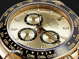 ROLEX 勞力士 Daytona 迪通拿 126518LN 計時碼表 <font color=#f5dea8>18K黃金材質 金色面盤</font>搭配<font color=#4F4F4F>黑色計時圈</font> 陶瓷錶圈 <font color=#FF0000>最新4131機芯 快調延展錶扣 2024年保卡</font> 126518 LN <font color=#FFFF33>歡迎各錶友以 PP、AP、勞力士 來店交換，本店將以最高價評估～</font> 賽車錶 自動上鍊 40mm