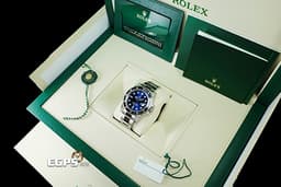 ROLEX 勞力士 SUBMARINER 116659SABR 116659 18K白金材質 <font color=#47bdda>原廠藍寶石鑽石錶圈 原廠鑲鑽錶耳</font>  <font color=#FF0000> 2021年單新式綠卡，頂級藍水鬼，稀有夢幻收藏款！ </font><font color=#FFFF33> 此錶歡迎各路錶友以 PP、AP、勞力士 來店交換，本店將以最高價評估～</font> 自動上鍊 40mm