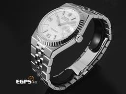 ROLEX 勞力士 Land-Dweller 40 蠔式 陸行者 127334 <font color="#ededed">醇白色蜂巢圖案錶面</font> 大三針 不鏽鋼&nbsp;<font color="#fa00fa">最新款7135型機芯 透明錶背</font>&nbsp;18K白金經典三角坑紋外圈&nbsp;<font color="#FF0000">2026年保卡 纖薄紀念型（Flat Jubilee）錶帶</font>&nbsp;自動上鍊 40mm