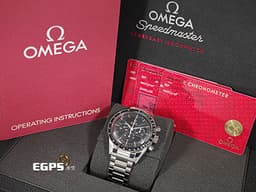 OMEGA 歐米茄 Speedmaster 超霸 速霸<font color="#0582f5">「FOiS」The First OMEGA in Space 藍灰色面盤</font>&nbsp;31030405006001 <font color="#b57130">復古色夜光指針、時標 復刻第一枚上太空的OMEGA腕錶</font> 計時碼表 不鏽鋼材質<span style="font-size: 10pt;">&nbsp;</span><font color="#FF0000" style="font-size: 10pt;">2024年保卡 台灣公司貨&nbsp;</font><span style="font-size: 10pt;">同軸擒縱 手上鏈 39.7mm</span>