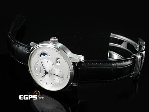 GLASHUTTE ORIGINAL 格拉蘇蒂 Pano PanoMaticLunar 1-90-02-42-32-05 不鏽鋼材質 偏心月相 德式經典大日期窗 透明底蓋 雙鵝頸  2023保單 商務菁英，低調穩重的選擇  自動上鍊 40mm