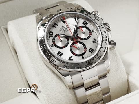 ROLEX 勞力士 Oyster Perpetual Cosmograph Daytona 116509 宇宙計時型 迪通拿 18K白金 計時碼表 銀白色經典賽車面盤 自動上鏈 40mm