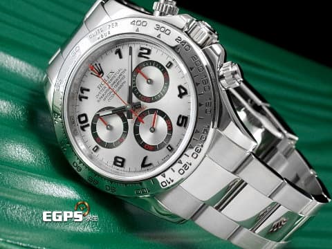 ROLEX 勞力士 Oyster Perpetual Cosmograph Daytona 116509 宇宙計時型 迪通拿 18K白金 計時碼表 銀白色經典賽車面盤 自動上鏈 40mm