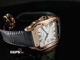 CARTIER 卡地亞 Santos de Cartier 山度士 大型款 WGSA0019 <font color="#3267d2">經典藍鋼指針 鑲嵌藍色尖晶石錶冠</font><font color="#ff00ff">&nbsp;</font>玫瑰金材質 大三針<font color="#ff00ff">&nbsp;</font><font color="#FF0000">2026年保卡「QuickSwitch」錶帶快拆系統</font>&nbsp;自動上鍊 40mm
