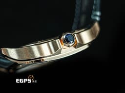 CARTIER 卡地亞 Santos de Cartier 山度士 大型款 WGSA0019 <font color="#3267d2">經典藍鋼指針 鑲嵌藍色尖晶石錶冠</font><font color="#ff00ff">&nbsp;</font>玫瑰金材質 大三針<font color="#ff00ff">&nbsp;</font><font color="#FF0000">2026年保卡「QuickSwitch」錶帶快拆系統</font>&nbsp;自動上鍊 40mm