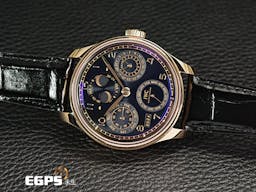IWC 萬國 Portugieser Perpetual Calendar 葡萄牙 IW503702 <font color="#ffeb85">18K Armor Gold材質錶殼 萬年曆 月相盈虧 七日鍊 曜石黑面盤</font>&nbsp;<font color="#FF0000">2024年保卡 台灣公司貨 僅試戴極新品</font>&nbsp;自動上鍊 44.2mm