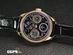 IWC 萬國 Portugieser Perpetual Calendar 葡萄牙 IW503702 <font color=#4F4F4F>曜石黑面盤</font> 最新<font color=#f3baa1>18K Armor Gold材質錶殼</font> 萬年曆 月相盈虧 七日鍊 <font color=#FF0000>2024年6月保卡</font> 自動上鍊 44.2mm