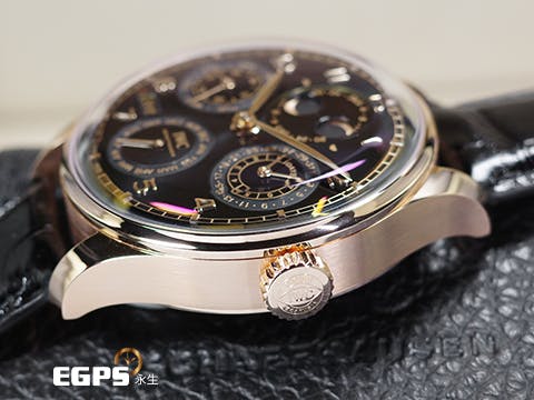 IWC 萬國 Portugieser Perpetual Calendar 葡萄牙 IW503702 曜石黑面盤 最新18K Armor Gold材質錶殼 萬年曆 月相盈虧 七日鍊 2024年6月保卡 自動上鍊 44.2mm