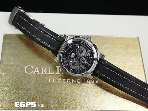 Carl F. Bucherer 寶齊萊 Patravi ChronoGrade 柏拉維 00.10623.08.33.01 年曆功能 飛返 計時碼錶 大日期窗 動能儲存 不鏽鋼 高複雜功能 年曆錶 2024年保單 自動上鍊 44.6mm