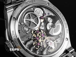 Czapek &amp; Cie Antarctique Passage de Drake Deep Blue 1530-II-RT-P/S 不鏽鋼材質 <font color="#49bcd7"> 梯形圖案深藍色面盤 對稱美學</font> <font color="#ffff00">  </font><font color="#ff0000"> 獨立製錶 獨立自製機芯 SXH5 鉑金自動盤 7座錶橋 2024年保單</font> 自動上鍊 40.5mm