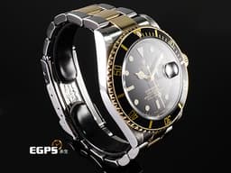 ROLEX 勞力士 SUBMARINER 16613LN 潛航者 黑水鬼 16613 黃K金半金款 潛水錶 <font color=#FF0000>台灣公司貨</font> 自動上鍊 40mm