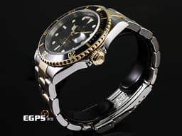 ROLEX 勞力士 SUBMARINER 16613LN 潛航者 黑水鬼 16613 黃K金半金款 潛水錶 <font color=#FF0000>台灣公司貨</font> 自動上鍊 40mm