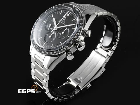 OMEGA 歐米茄 Speedmaster Moonwatch Calibre 321 超霸 登月錶 31130403001001 計時碼表 不鏽鋼材質&nbsp;曾經登上月球的經典傳奇321機芯，備有導柱輪、寶璣游絲、飾Sedna金PVD塗層機板 2025年保卡&nbsp;手上鏈 39.7mm