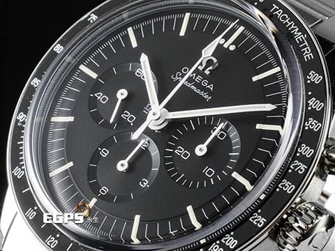 OMEGA 歐米茄 Speedmaster Moonwatch Calibre 321 超霸 登月錶 31130403001001 計時碼表 不鏽鋼材質&nbsp;曾經登上月球的經典傳奇321機芯，備有導柱輪、寶璣游絲、飾Sedna金PVD塗層機板 2025年保卡&nbsp;手上鏈 39.7mm