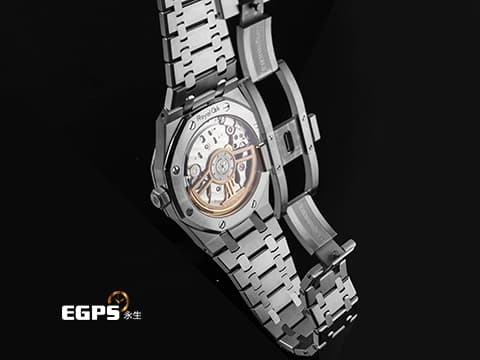 Audemars Piguet 愛彼 AP Royal Oak 皇家橡樹 15510ST 銀色格紋面盤 鍊帶款  2023年保卡 AP字樣自動盤 此錶歡迎各路錶友以 PP、AP、勞力士 來店交換，本店將以最高價評估～ 自動上鍊 41mm