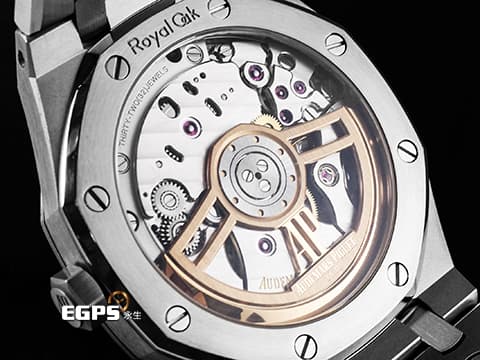 Audemars Piguet 愛彼 AP Royal Oak 皇家橡樹 15510ST.OO.1320ST.08 不鏽鋼材質 鍊帶款  2025年保卡 已貼膜&nbsp;經典銀白色格紋面盤&nbsp;AP字樣自動盤&nbsp;自動上鍊 41mm
