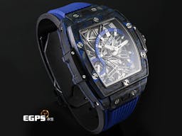 Hublot 宇舶 Spirit Of Big Bang Titanium 42 大爆炸 靈魂系列 645.QL.7117.RX <font color=#ffff00>極輕 碳纖維材質 陀飛輪鏤空面盤</font> <font color=#ff0000>5日動力儲存顯示 限量100支 新錶訂價：3,107,000元 </font>手動上鍊 42mm