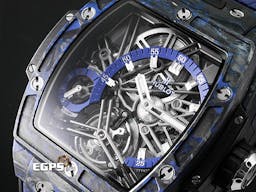 Hublot 宇舶 Spirit Of Big Bang Titanium 42 大爆炸 靈魂系列 645.QL.7117.RX <font color=#ffff00>極輕 碳纖維材質 陀飛輪鏤空面盤</font> <font color=#ff0000>5日動力儲存顯示 限量100支 新錶訂價：3,107,000元 </font>手動上鍊 42mm