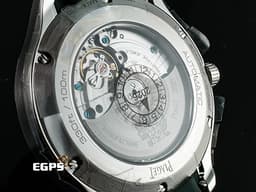PIAGET 伯爵 Polo Date系列 G0A48022 經典 枕型 <font color="#228B22">綠色橫條紋雕紋面盤</font> 大三針 不鏽鋼材質&nbsp;<font color="#FF0000">2026年保卡</font>&nbsp;自動上鍊 42mm