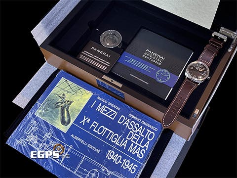 PANERAI 沛納海 Radiomir Acciaio Brevettato PAM00685 菸草面 3日鍊 PAM685 經典三明治面盤 2020年保單 珍藏品 獨特12邊形錶框 全球限量1000只 手上鍊 47mm