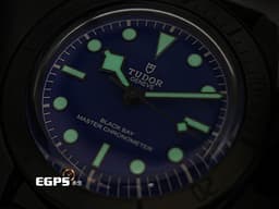 Tudor 帝舵 Black Bay Ceramic 碧灣 79210 CNU-0007 雪花針 大三針 <font color="#9c9893">黑色陶瓷材質</font> <font color="#4169e1">藍色面盤</font>&nbsp;<font color="#FF0000">2025年保卡</font> 潛水錶 自動上鍊 41mm