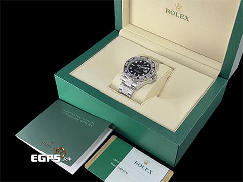 ROLEX 勞力士 GMT-Master II 116710LN 格林威治型 116710 LN 兩地時區  精鑲黑寶石鑽框，讓您花少少的錢，卻有著完全不同的感覺，價值感值上百萬等級！！ 自動上鍊 40mm