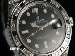 ROLEX 勞力士 GMT-Master II 116710LN 格林威治型 116710 LN 兩地時區 <font color=#FF0000> 精鑲黑寶石鑽框，讓您花少少的錢，卻有著完全不同的感覺，價值感值上百萬等級！！</font> 自動上鍊 40mm