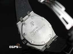 Audemars Piuget 愛彼 AP錶 Royal Oak Offshore 皇家橡樹離岸型 不鏽鋼材質 <font color=#70cce1> 精鑲鑽石滿天星面盤、錶圈、錶殼</font> <font color=#f9d0de>三眼計時貝母面盤</font> 自動上鍊 計時碼表 42mm