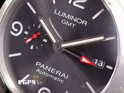 PANERAI 沛納海  Luminor GMT ION Speical Edition PAM1177 <font color="#FF0000">新加坡55年國慶 ION商場聯名 限量100只</font> PAM1177 <font color="#ADADAD">灰色太陽紋三明治面盤</font> 三日鍊 兩地時區 不鏽鋼 <font color="#FF0000">2021年保單</font> 自動上鍊 44mm