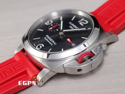 PANERAI 沛納海  Luminor GMT ION Speical Edition PAM1177 <font color="#FF0000">新加坡55年國慶 ION商場聯名 限量100只</font> PAM1177 <font color="#ADADAD">灰色太陽紋三明治面盤</font> 三日鍊 兩地時區 不鏽鋼 <font color="#FF0000">2021年保單</font> 自動上鍊 44mm