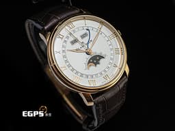 BLANCPAIN 寶鉑 Villeret 系列 Quantième Complet 6654-3642-55B 玫瑰金 <font color=#Ffff00>全日曆、月相盈虧</font> <font color=#F2E6E6>經典白色奶油面盤</font> 自動上鍊 40mm