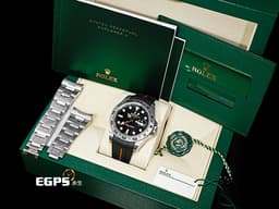 ROLEX 勞力士 Explorer II 蠔式 探險家二號 216570 黑色面盤 探二 <font color=#FF8000>橘色兩地時間指針</font> GMT 不鏽鋼 <font color=#FF0000>搭配Rubber B橡膠錶帶，2021年新式綠卡</font> 自動上鍊 42mm