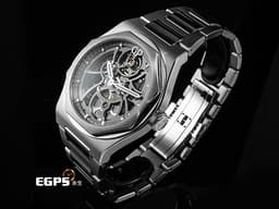 Girard-Perregaux 芝柏 GP錶 Laureato Skeleton 桂冠系列 81015-11-001-11A<font color="#fa00fa"> 經典八角形錶圈&nbsp;鏤空面盤</font>&nbsp;不鏽鋼材質&nbsp;<font color="#FF0000">2023年台灣公司貨&nbsp;</font>自動上鍊 42mm