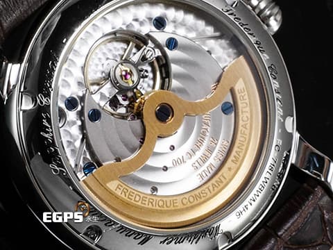 Frederique Constant 康斯登 Manufacture FC-718LWBWM4H6 淺藍色 壓花和放射紋路世界時區面盤 九種語言世界時區  2022年保單 康斯登世界時區10週年紀念款 限量100支 自動上鍊 42mm