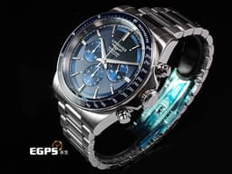 LONGINES 浪琴 Conquest Chronograph 康卡斯 征服者 L38354926 不鏽鋼材質 <font color=#49bcd7>藍色面盤搭配藍色陶瓷錶圈</font> <font color=#FF0000>2024年保單</font> 自動上鍊 42mm