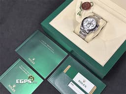 ROLEX 勞力士 Daytona 迪通拿 116520 白色面盤 計時碼表 <font color="#05f0f0">經典 不鏽鋼白熊貓</font>&nbsp;<font color="#FF0000">2015年保卡&nbsp;</font>自動上鍊 40mm
