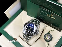 ROLEX 勞力士 Deepsea D-Blue 蠔式 海使者 136660 DB 深海 水鬼王 <font color=#66B3FF>漸<font color=#0080FF>層<font color=#005AB5>藍</font></font></font>面盤 136660DB 不鏽鋼 陶瓷錶圈 <font color=#FF0000>2025年保單 排氦氣閥 炎炎夏日最佳潛水錶！</font> 自動上鍊 44mm