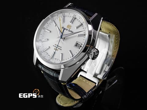 GRAND SEIKO 特級精工 GS 精工 SBGJ281G GMT 兩地時區 不鏽鋼材質 白孔雀翎 Peacock 台灣限定款  彷彿孔雀開屏般獨特放射紋路面盤  2024年保單 在台70週年紀念款 限量70支 自動上鍊 40mm