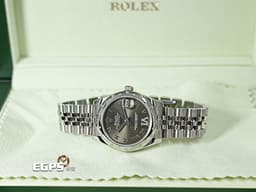 ROLEX 勞力士 Datejust 31 蠔式日誌型 178344 <font color=#707038>深灰色面盤</font> 不鏽鋼 <font color=#cadff0>原廠雪花式鑲嵌鑽石錶圈、VI鑲鑽時標</font> 經典 DJ31 <font color=#FF0000>台灣公司貨 紀念型（Jubilee）五銖錶帶</font> 自動上鍊 31mm