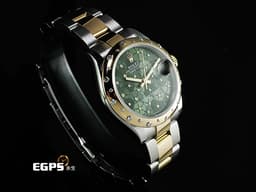 ROLEX 勞力士 DateJust 31 蠔式日誌型 278343RBR <font color=#6D8E23>原廠鑽圈、鑲鑽橄欖綠色花朵面盤 繡球花</font> 278343 RBR 半金款 18K黃金 <font color=#FF0000>2024年新式保卡 蠔式（Oyster）三節板帶</font> 自動上鍊 31mm